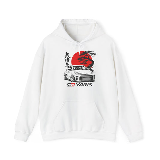 Toyota GR Yaris Hoodie – Rising Sun JDM Art