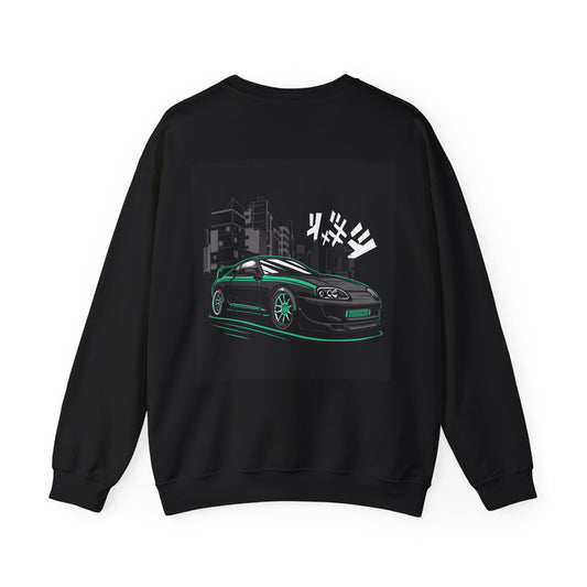 Neon Supra Cityscape Sweatshirt – JDM Street Icon